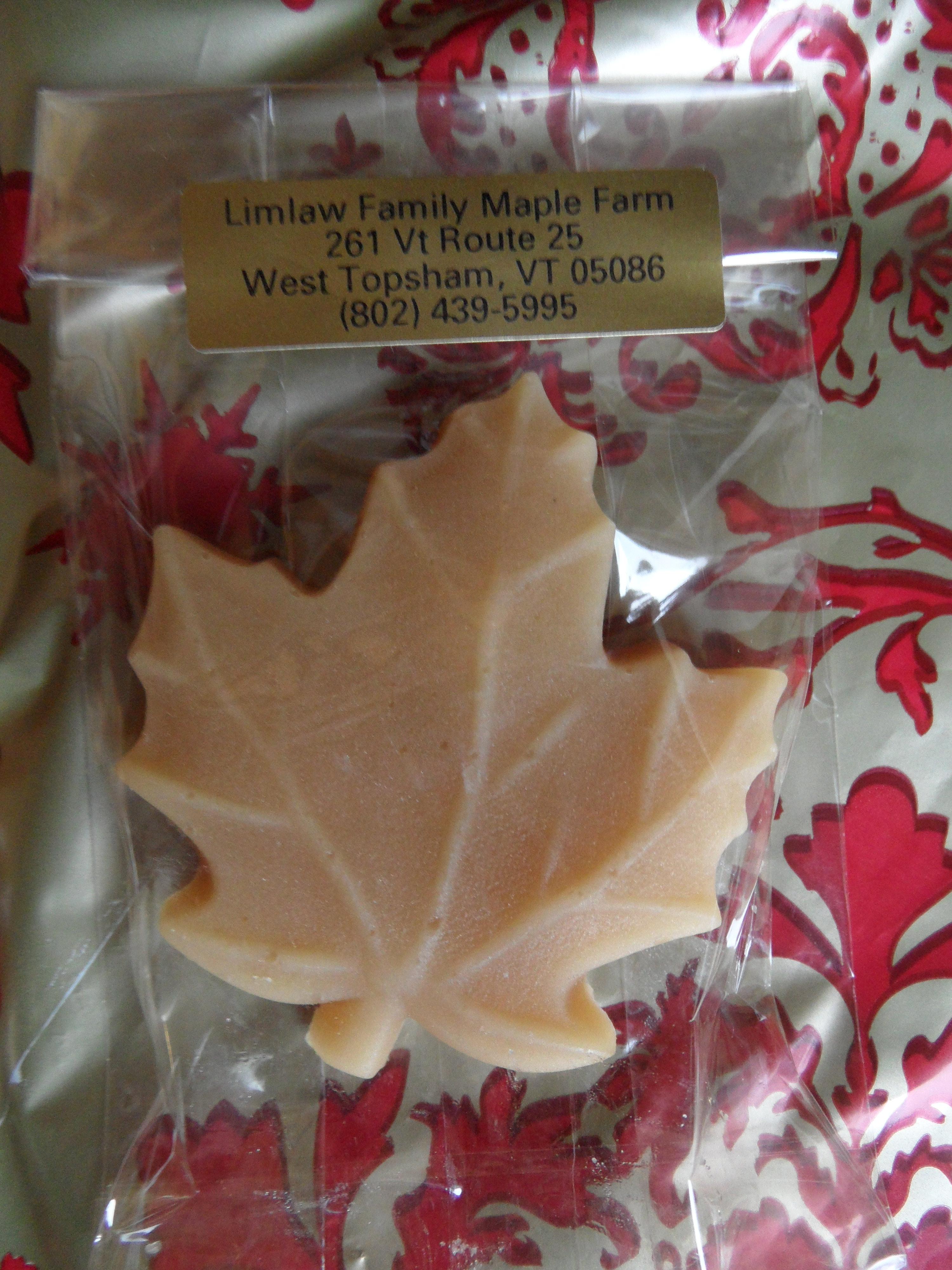 Maple Candy -  4 Large Leaves